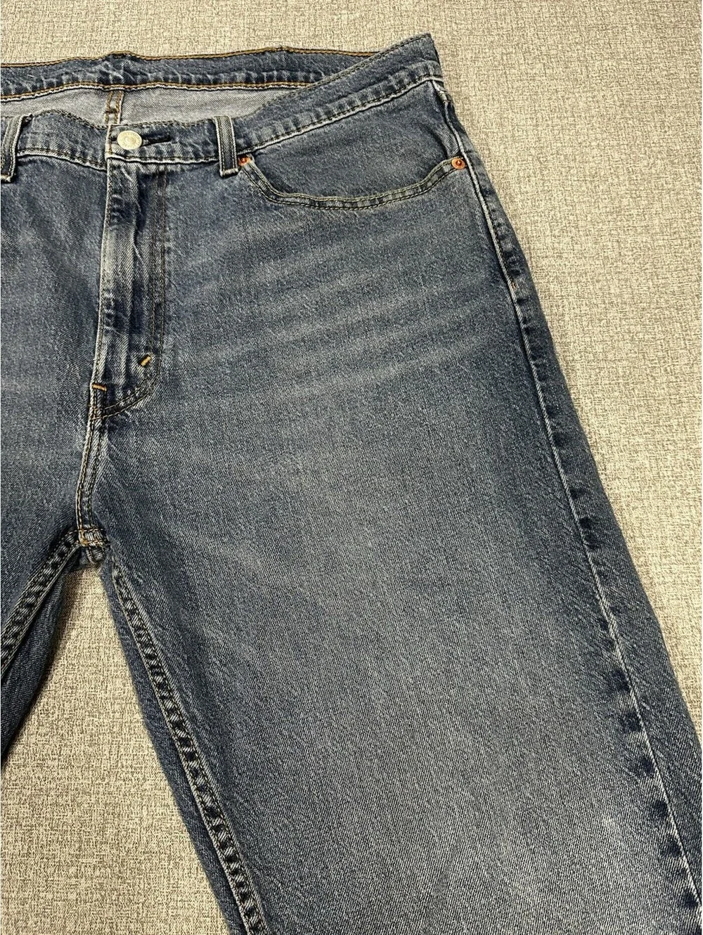 Levis Mens 505 Regular Jeans Men 36x28 Straight Leg Denim Modern Casual
